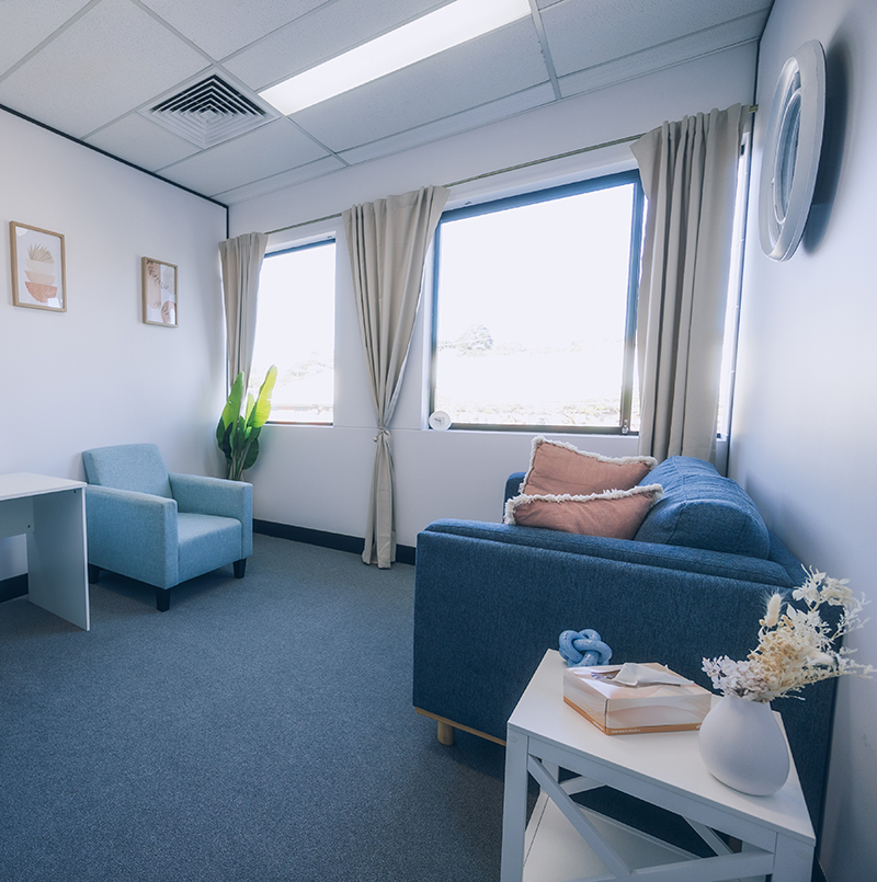 Crescendo Psychology therapy room